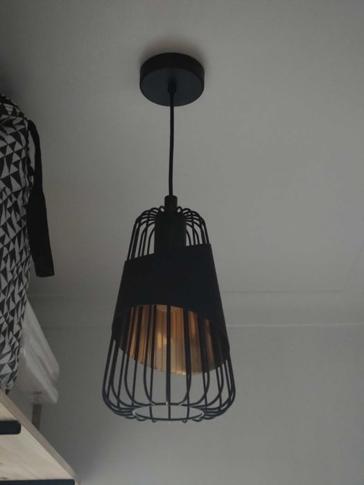 Conjunto de luminárias de teto