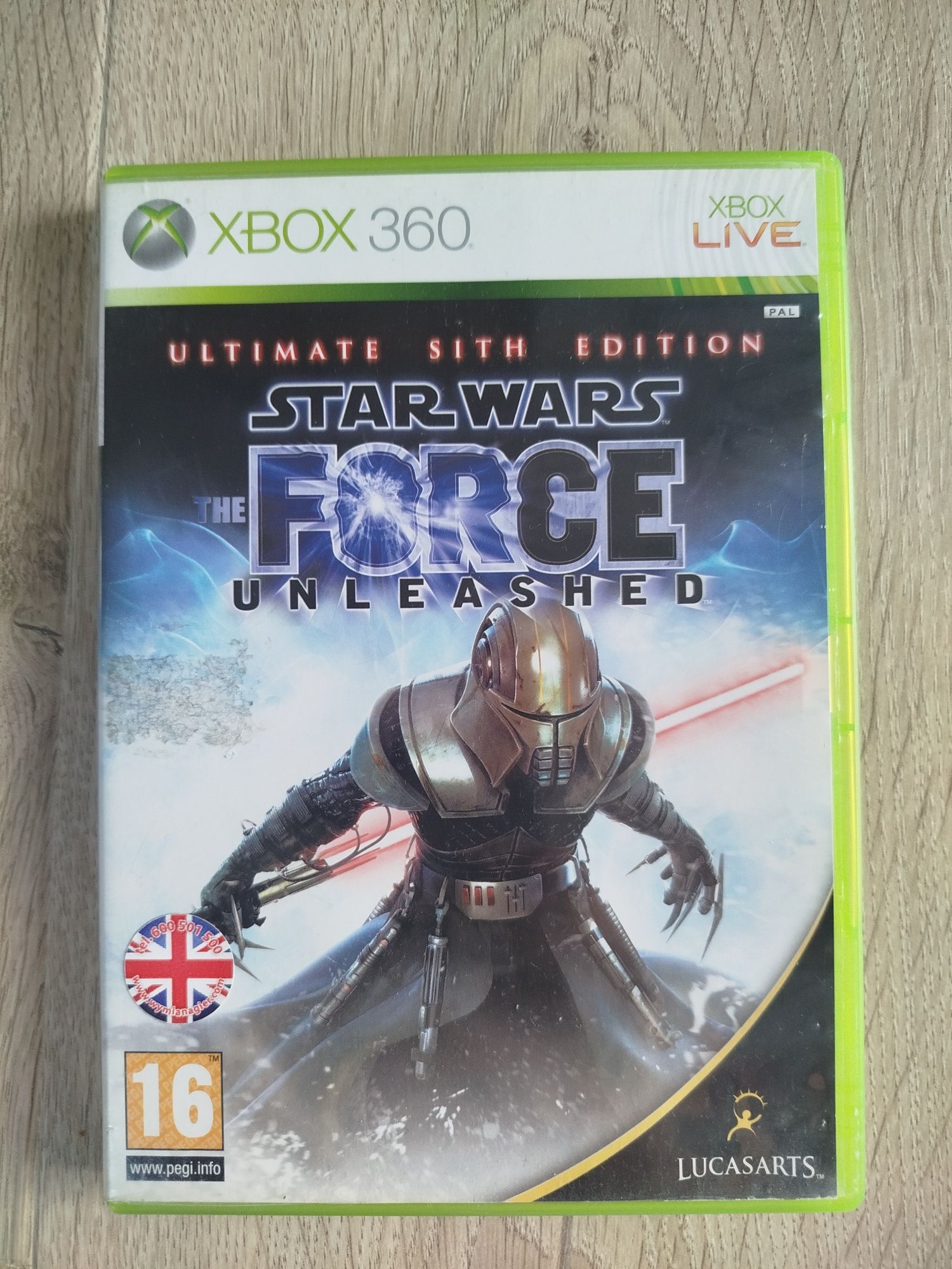 Star Wars The Force Unleashed Ultimate sith edition Xbox 360