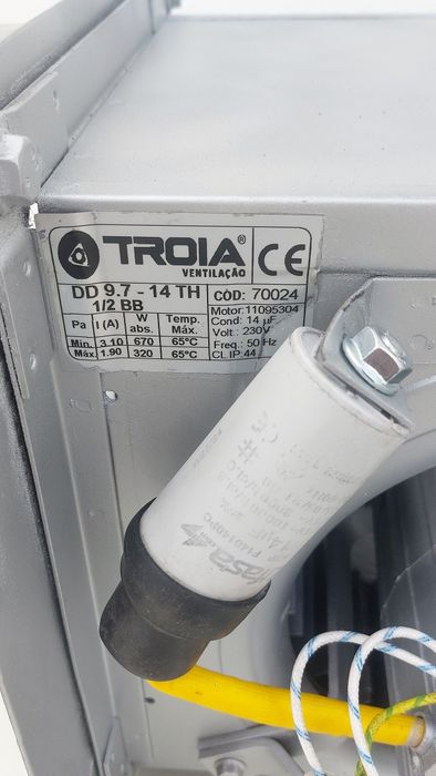 Ventilador extrator 3200 m3h Ar fumos tintas de estufas de pintura