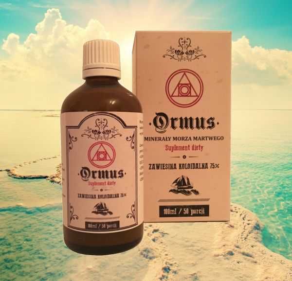 Ormus - Minerały Morza Martwego Zawiesina Koloidalna 75%