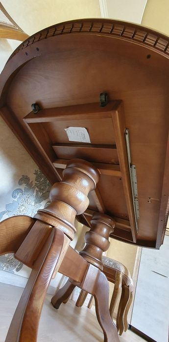 Стіл розкладний із Ясена Овальний + Стільці