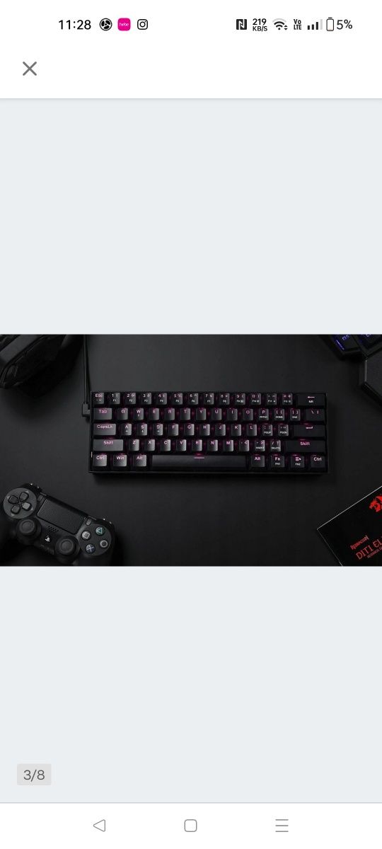Klawiatura REDRAGON K630 RGB