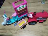 Zestaw dla Barbie traktor i skuter