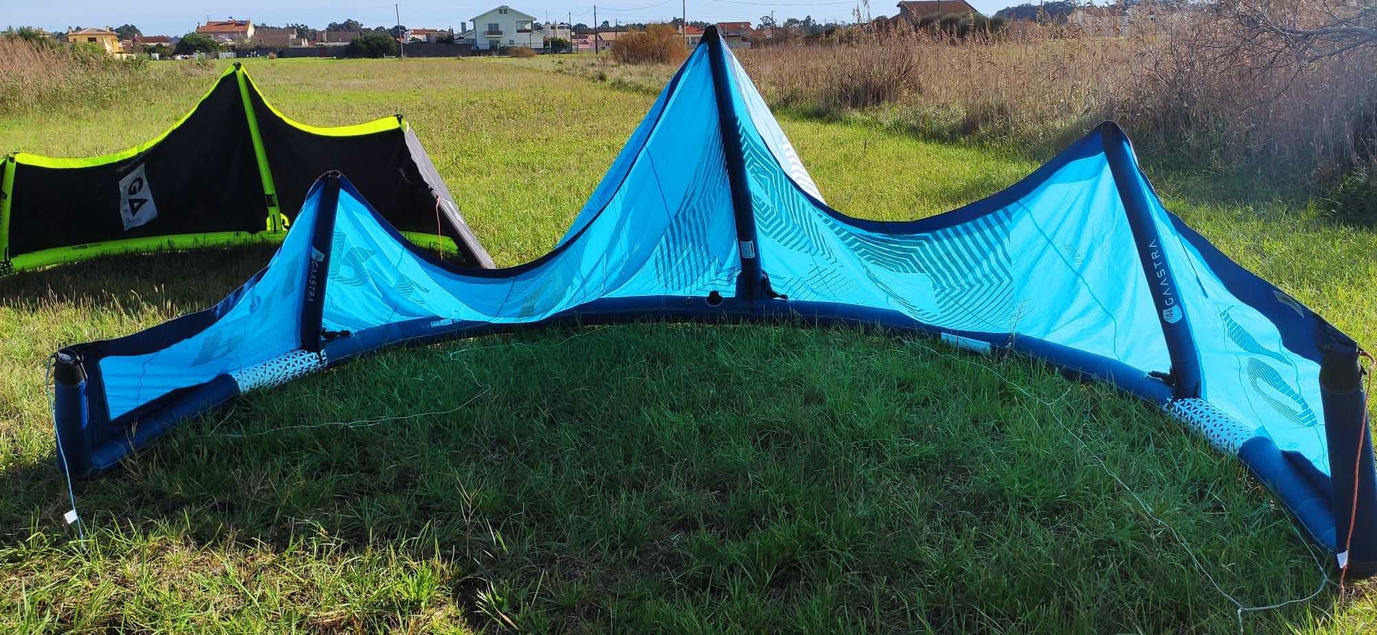 Pack 3 kites + barra GAASTRA [13m, 10m, 7m + barra]