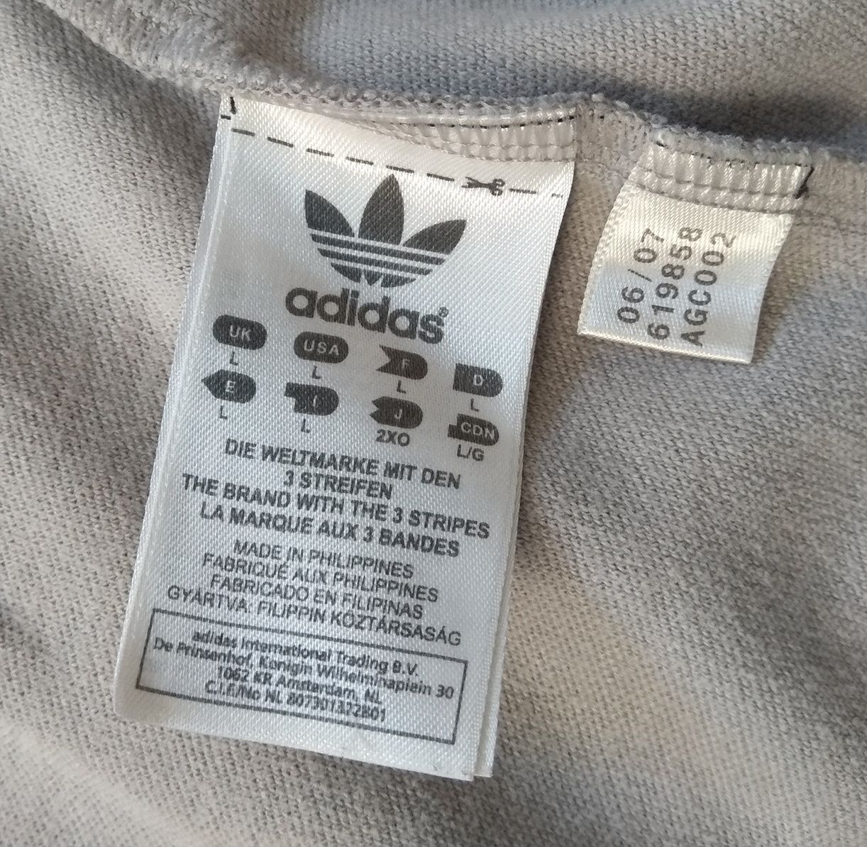 adidas 83-c j.mano олимпийка кофта на змейке оригинал (L)