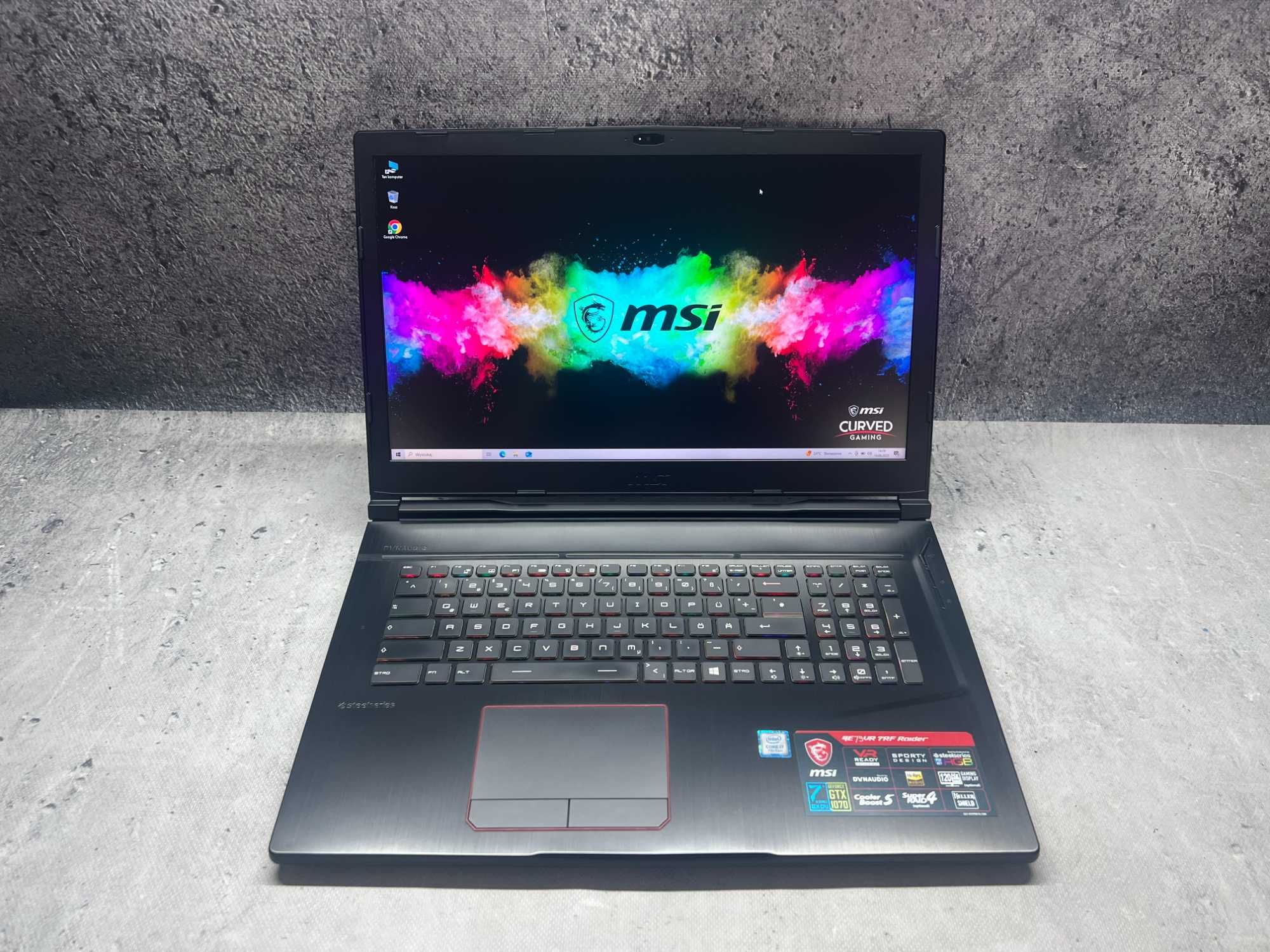 REZERWACJA MSI / i7 7700HQ/ 16GB DDR4/ 1TB SSD + 1TB HDD/ GTX 1070 8GB
