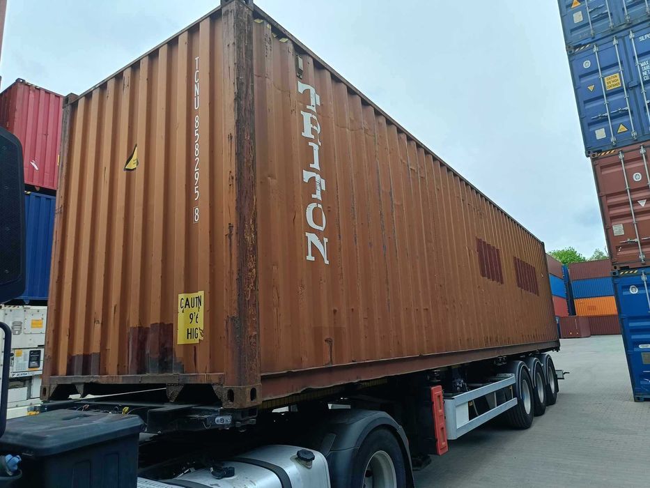Kontener morski magazyn 40'HC 12 metrowy używany sprawny dobry stan