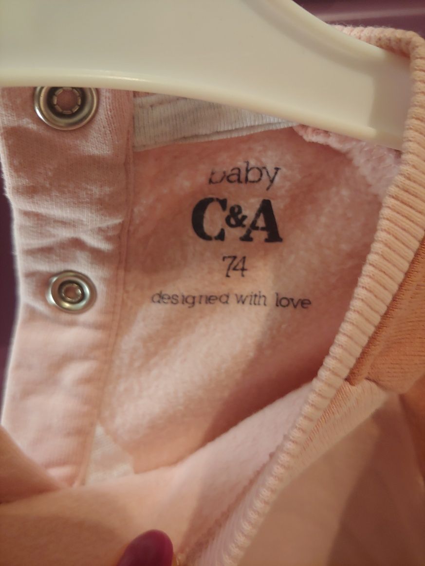 Bluza C&A 74 różowa