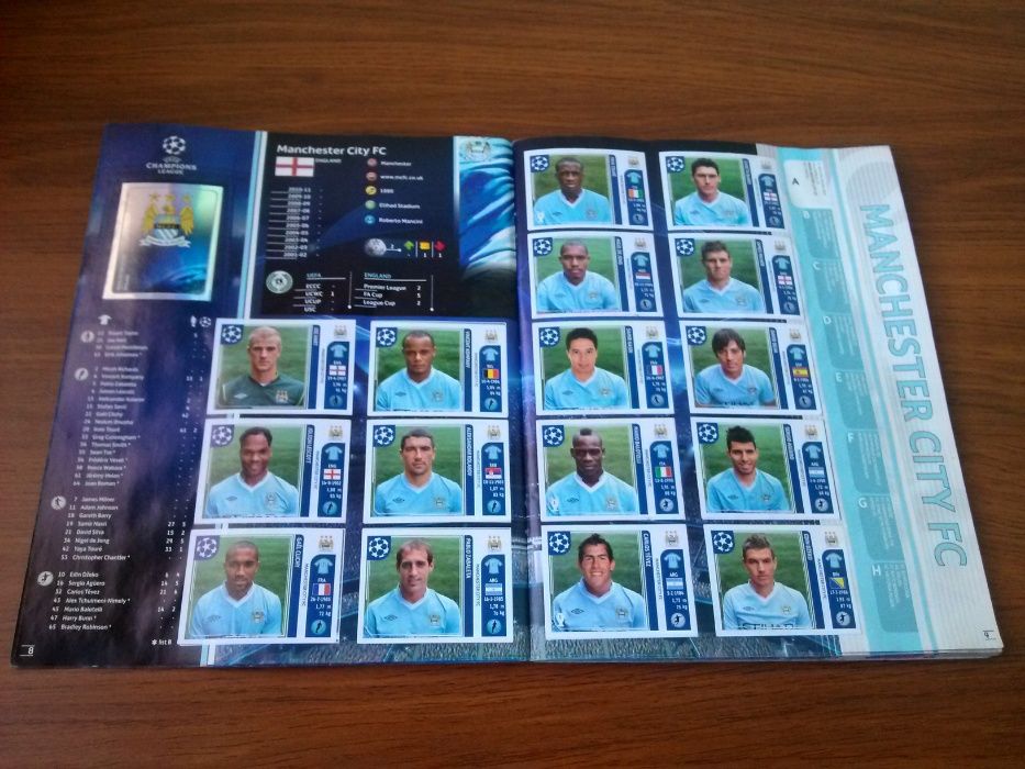 Panini. Champions League 2011-12. Почти полный альбом.