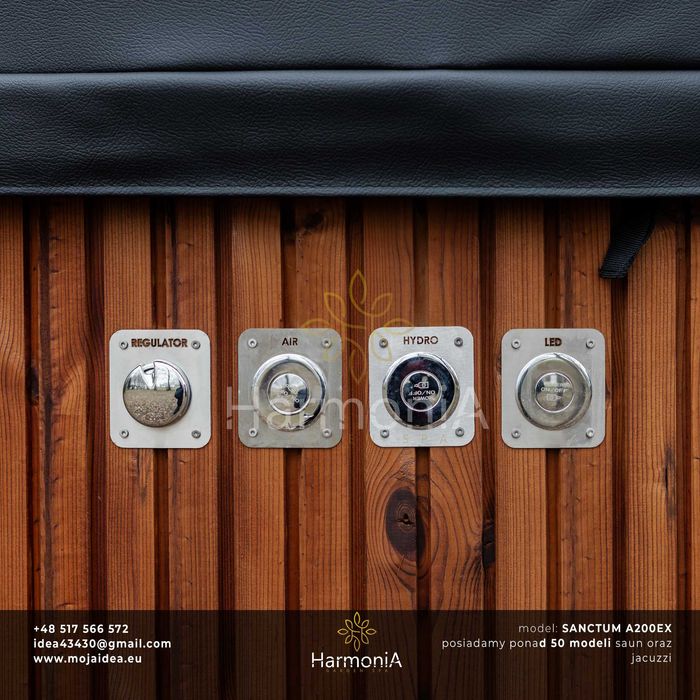 jacuzzi, balia ogrodowa, AKRYLOWE, hydromasaż, aero LED transport FULL