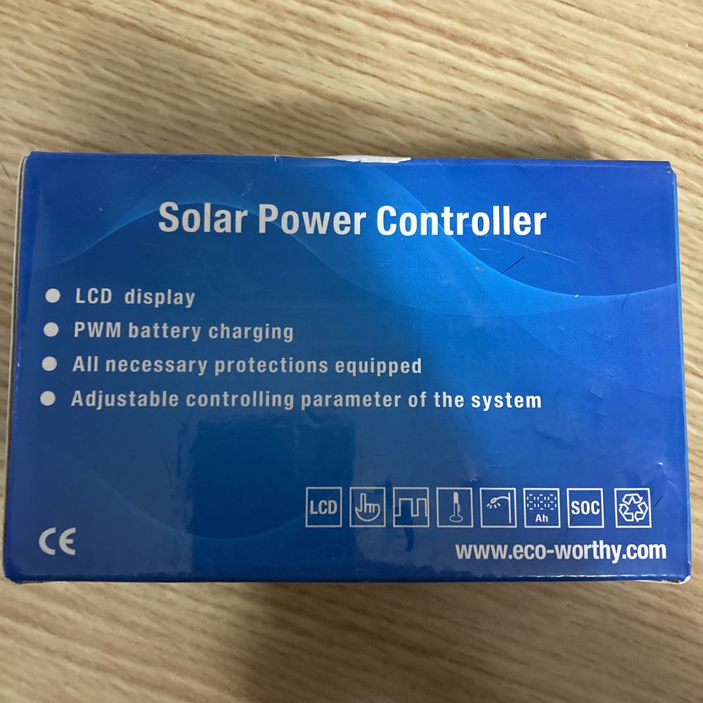 Controlador painel solar Eco-Worthy - Novo