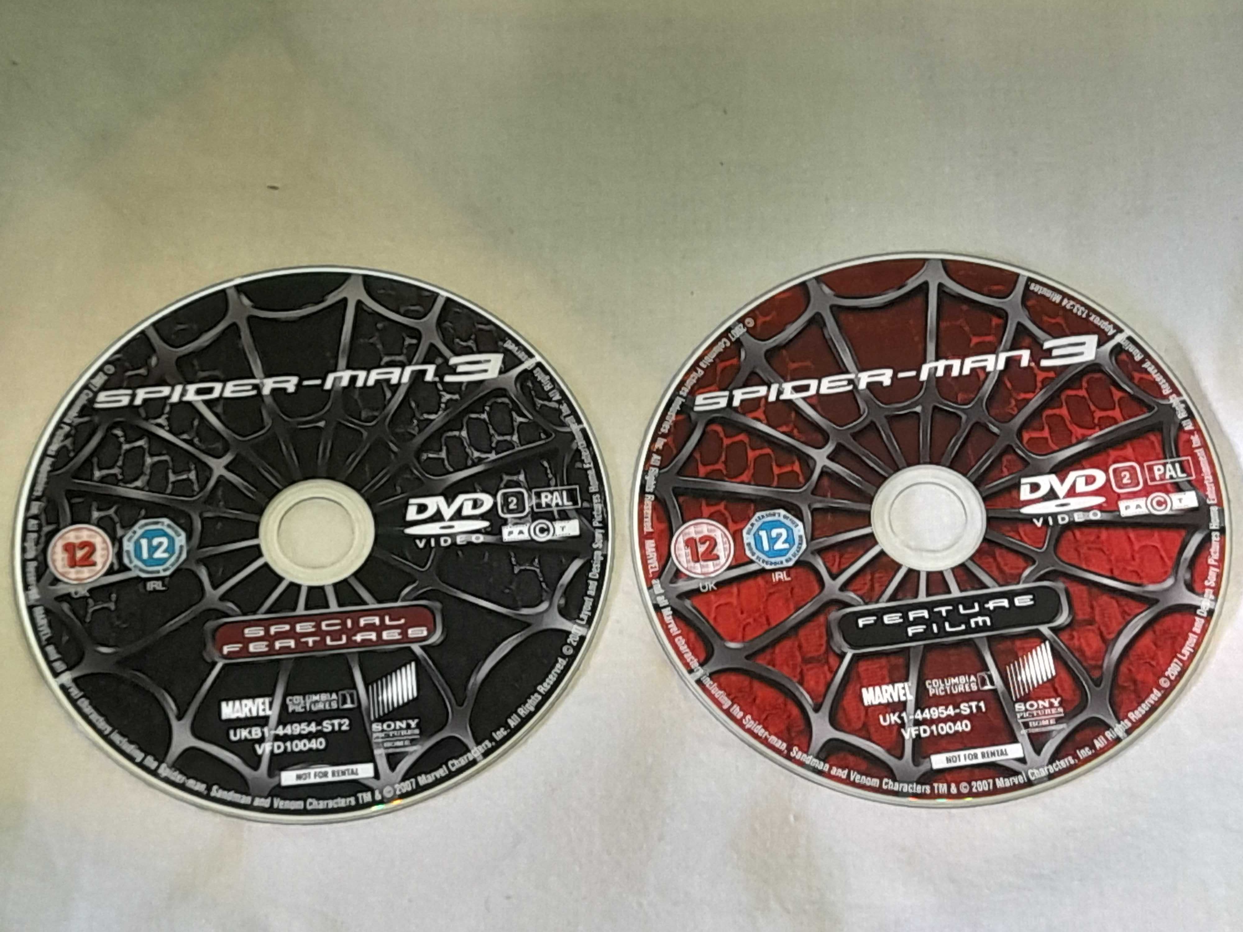 dvd Spider-man  3 -  2007 рр.