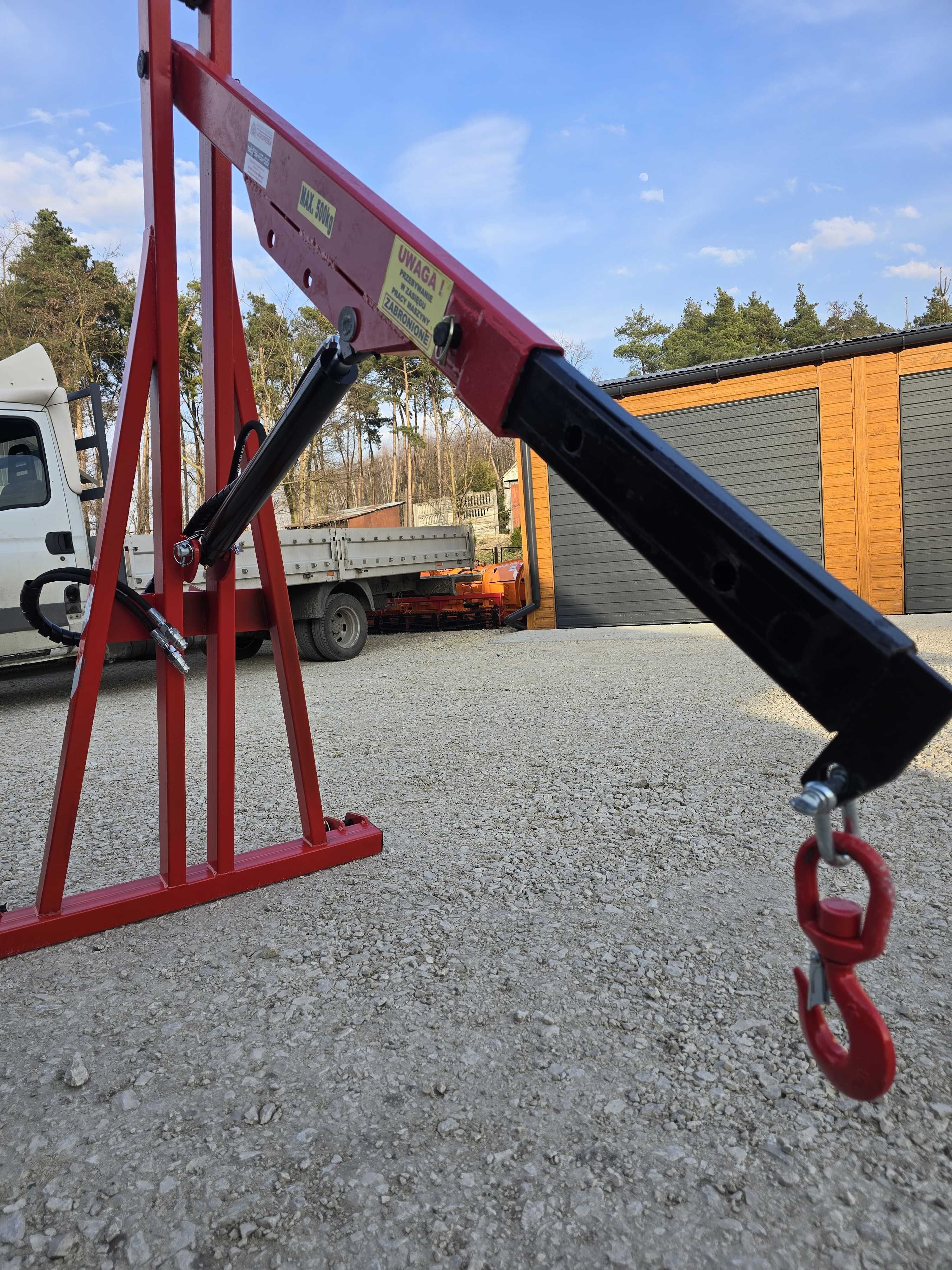 podnosnik chwytak ładowacz do bigbag na Tuz i chwytak do kłód