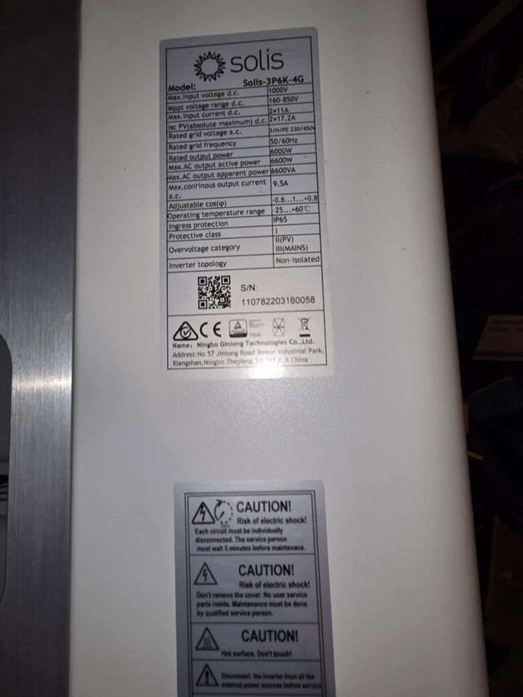 Falownik Solis 6 kW trójfazowy