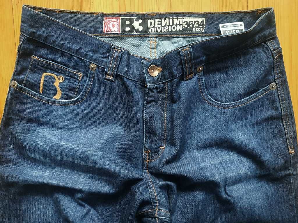 Spodnie jeansowe B3 DENIM DIVISION-pas 91cm W36 L34