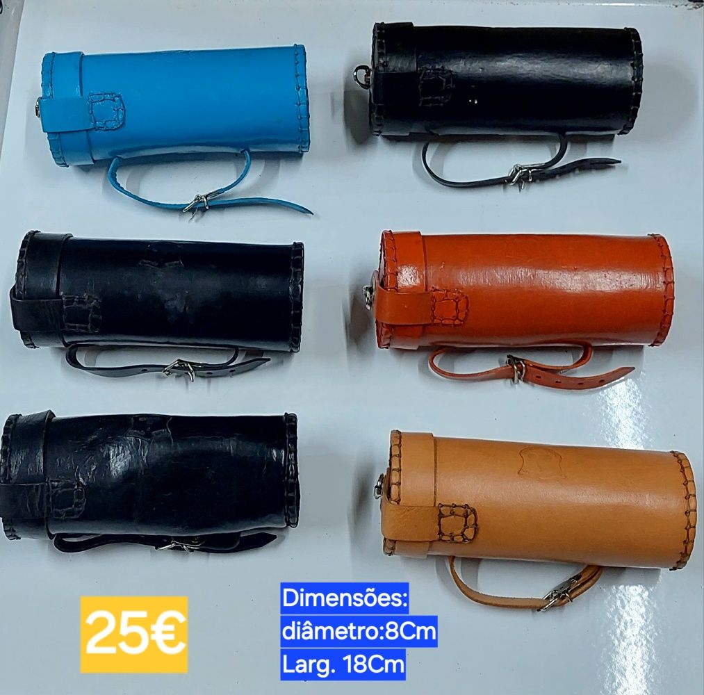 Bolsas em pele para selins tabor mola longa/240 molas bicicleta
