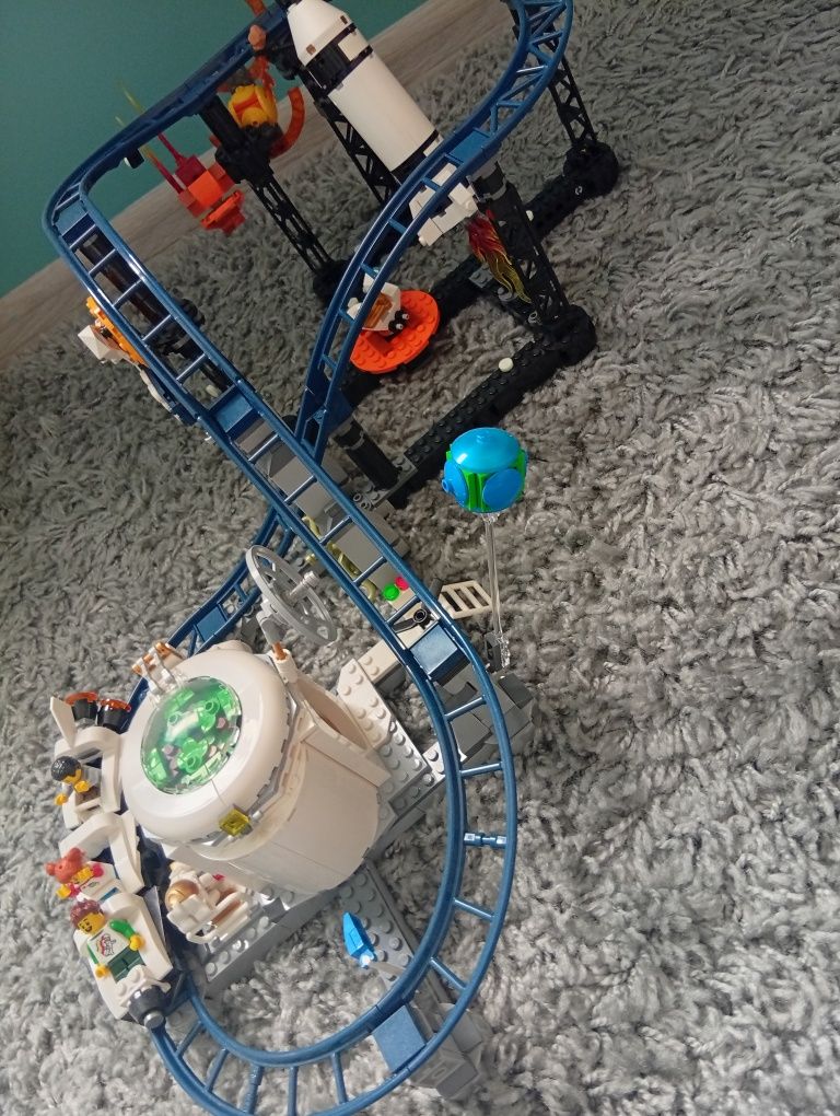 Lego - kosmiczna kolejka górska. Bez opakowania i bez instrukcji