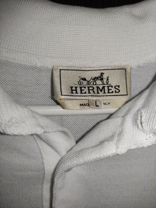 Футболка hermes. Белая