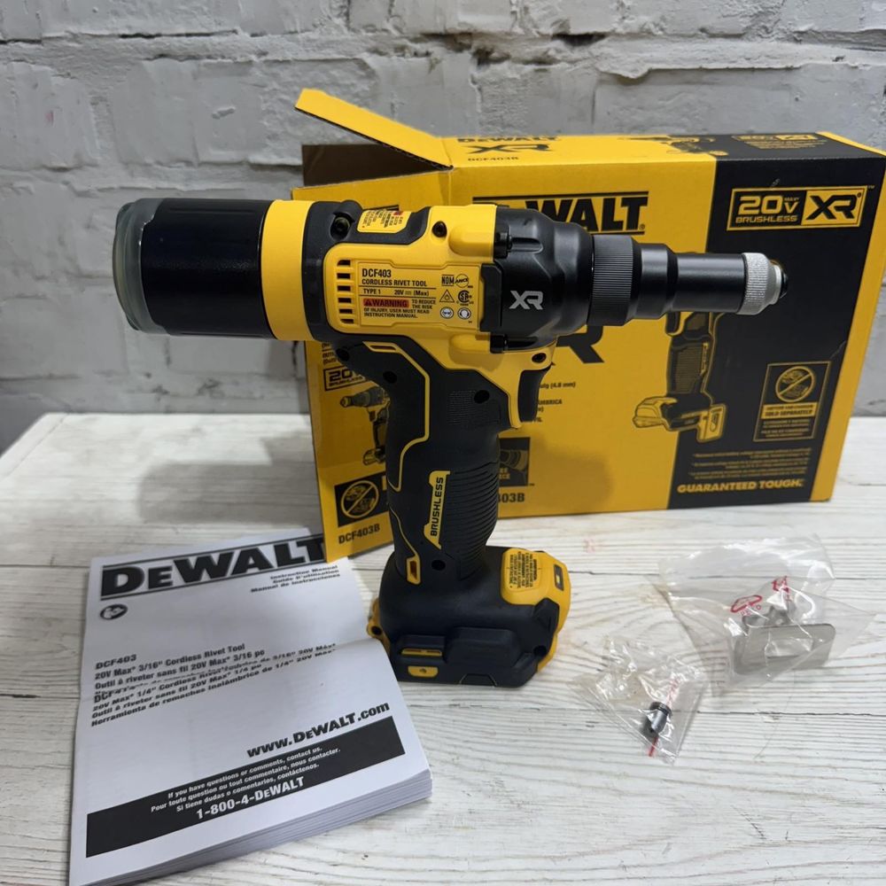 Акумуляторний заклепочник Dewalt DCF403 20V MAX