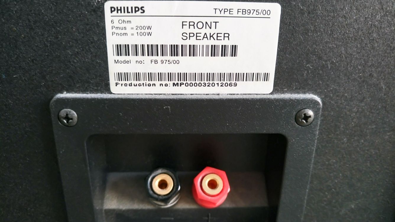 PHILIPS  Zestaw głośnikowy kina domowego + aktywny subwoofer  5.1