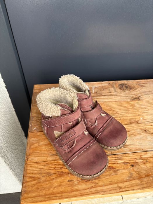 Buty skórzane różowe Emel r 25