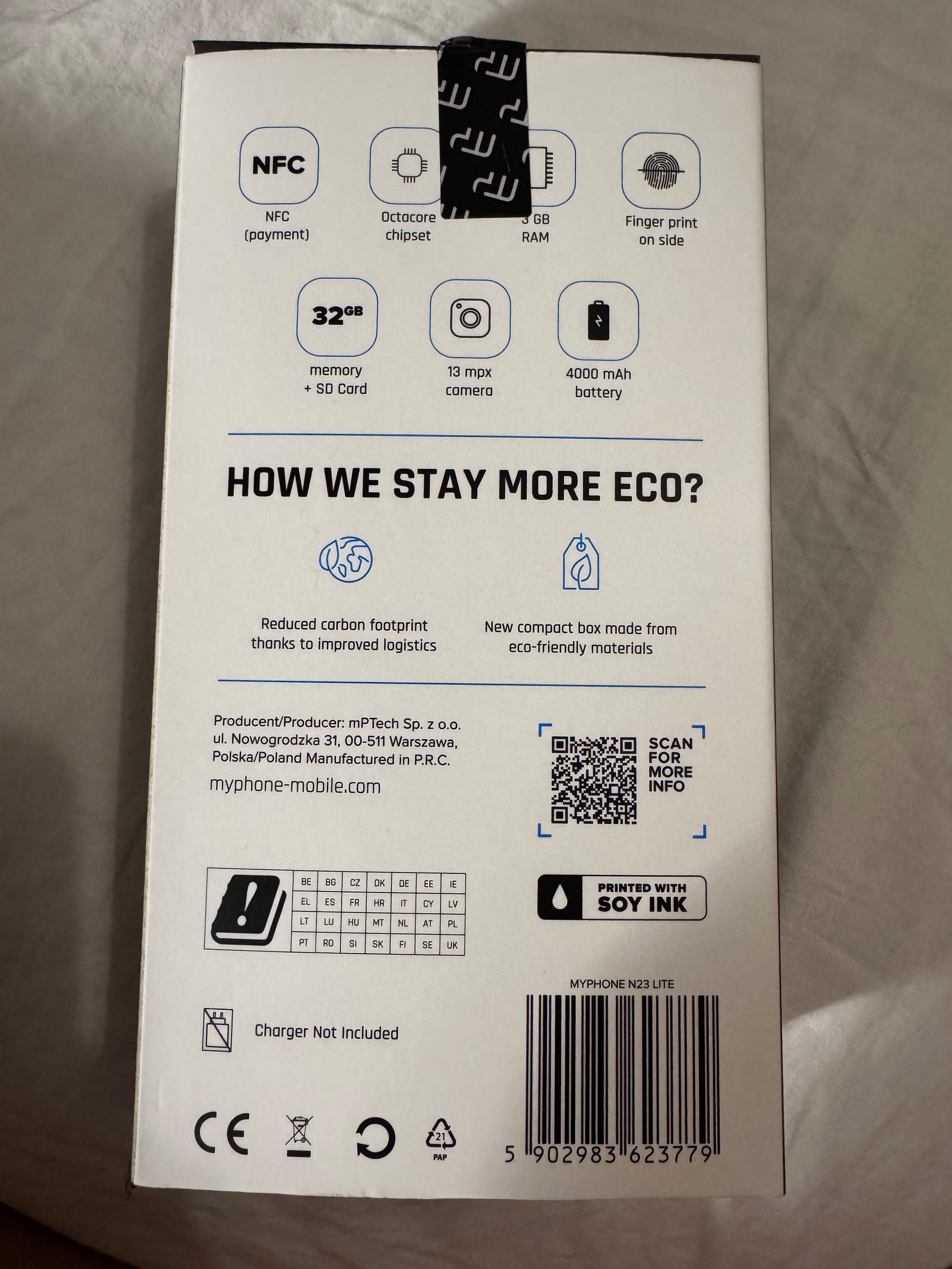 Smartfon MYPHONE N23 Lite 3/32GB 6.51" Srebrny