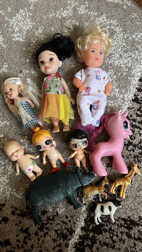 Лот игрушек куклы Лол животные