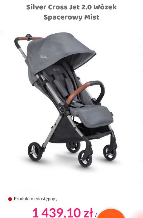 Wózek spacerowy Silver Cross Jet 2.0