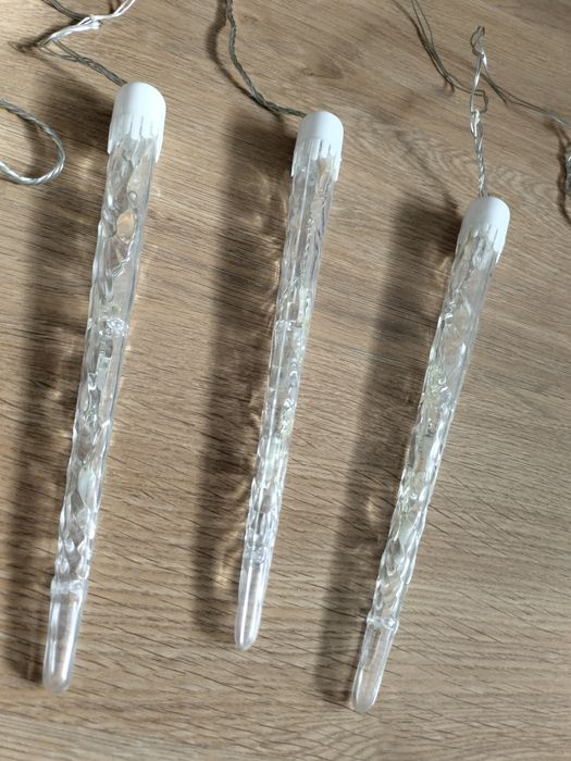Kurtyna świetlna sople LED