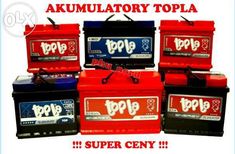 Akumulatory TOPLA Nowe Gwarancja Super Ceny - Elbląg -