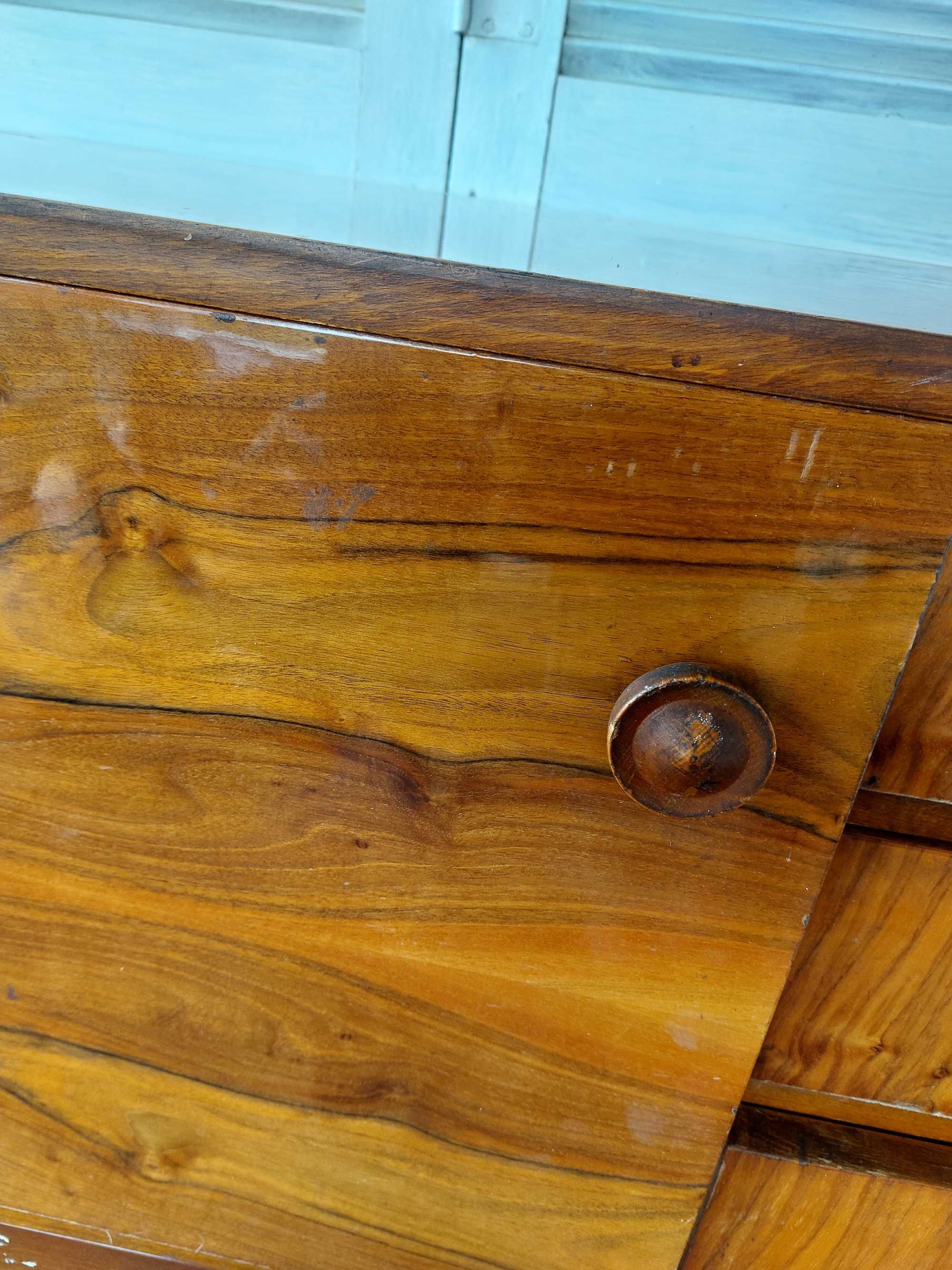Komoda Sideboard BILEA Lata 60 Rumunia PRL duża dług. 180 cm