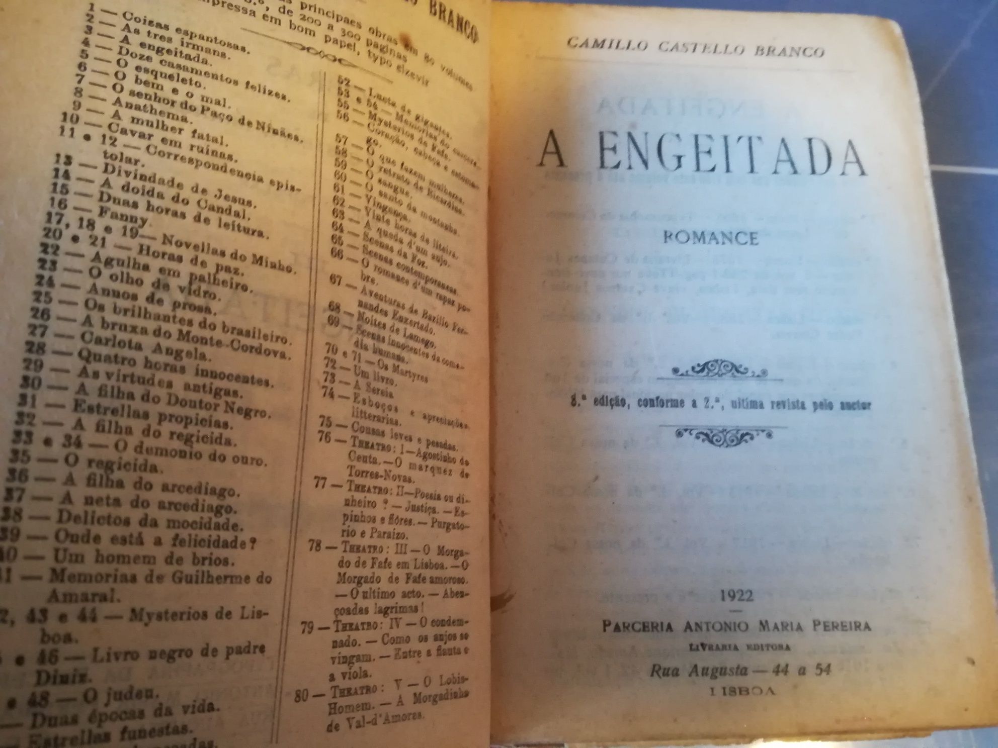 A Engeitada ( Camillo Castello Branco)