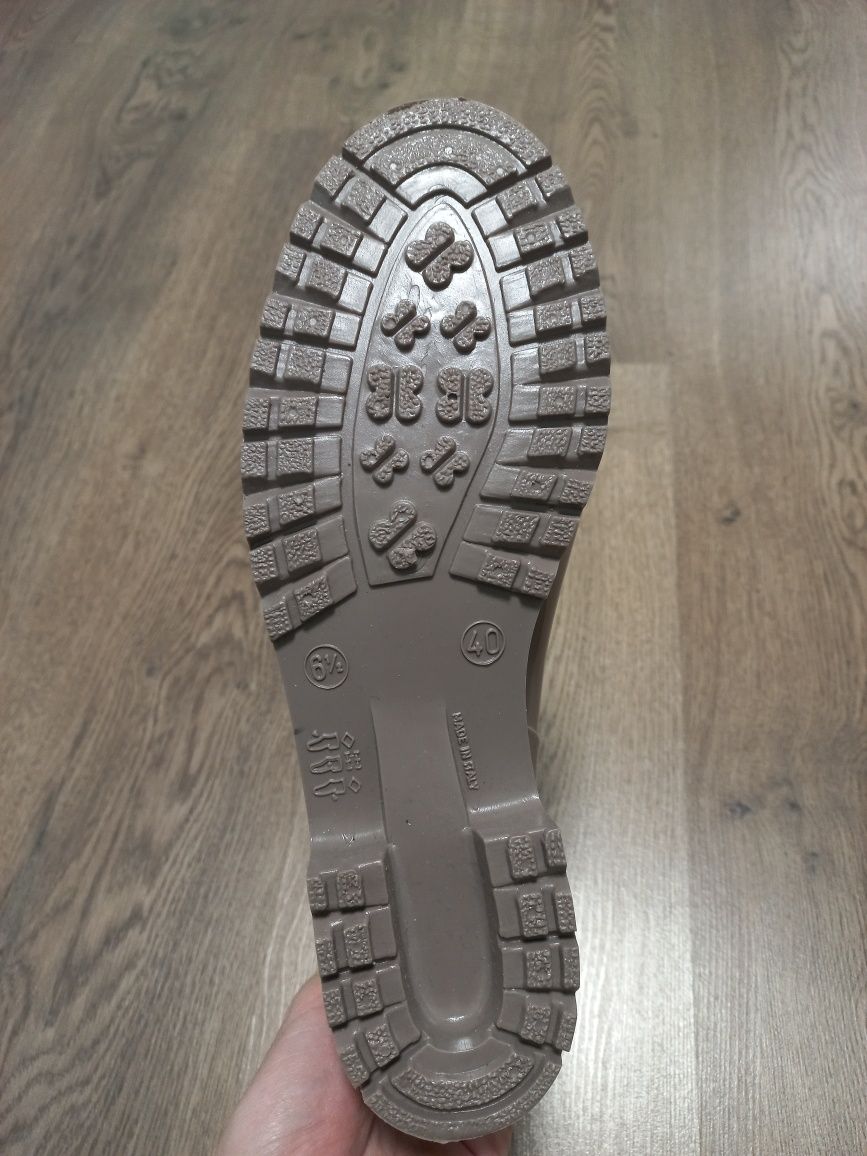 Резиновые ботинки сапоги гумові черевики