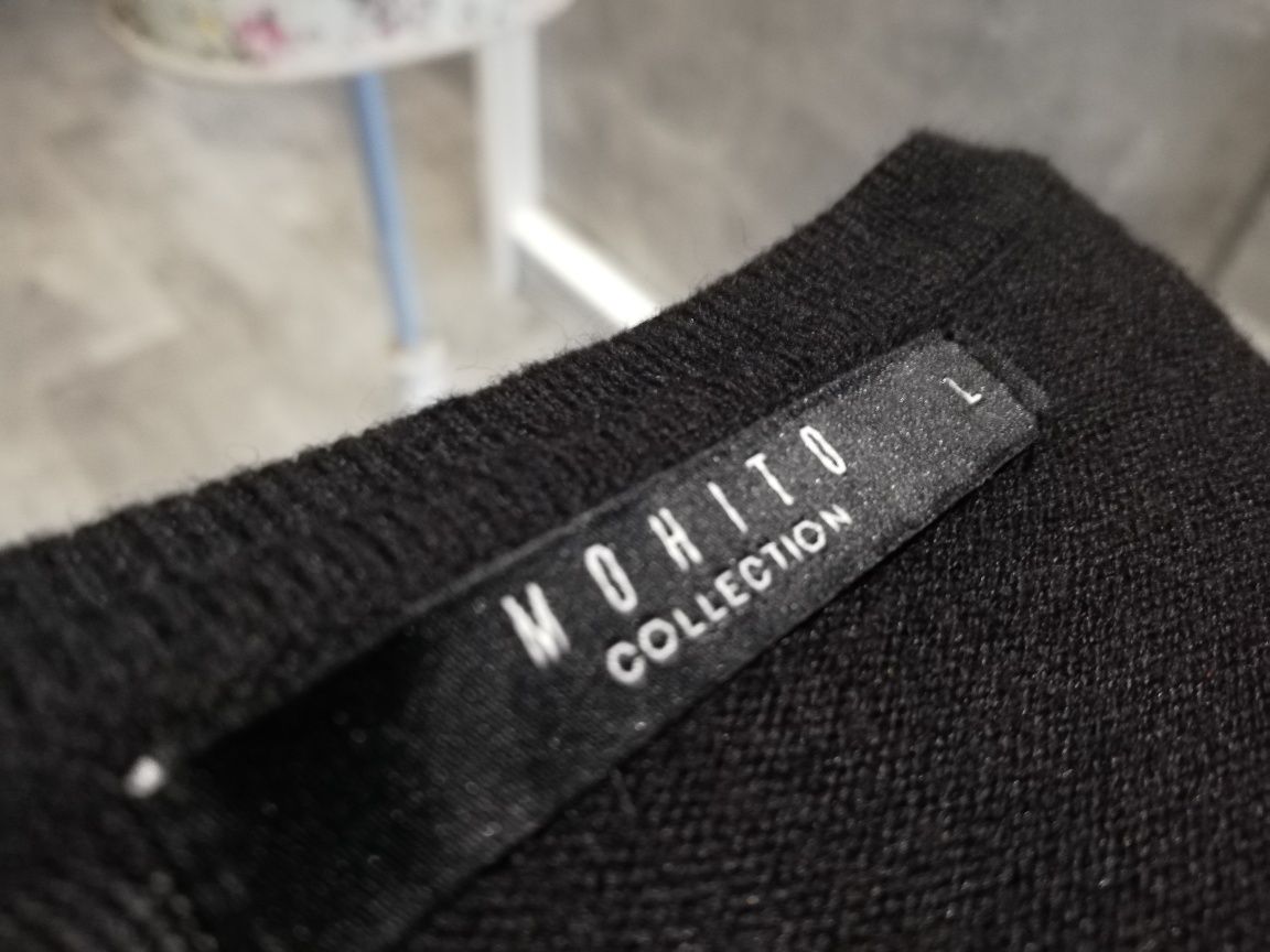 Sweter zapinany jak ramoneska L 40 Mohito