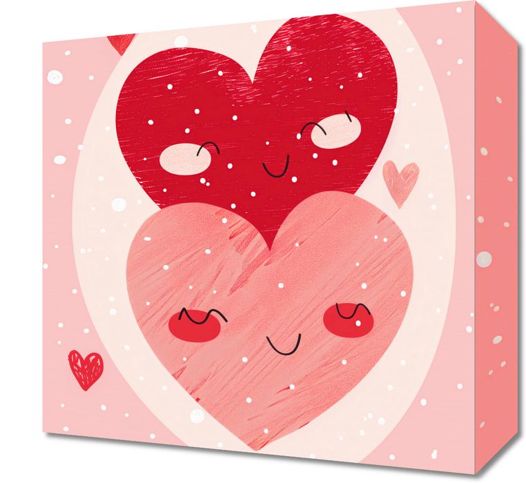 Obraz 30x30cm Ciepło Serca