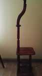 Lampa drewniana,kolor mahon