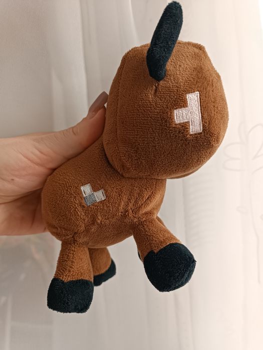 Minecraft іграшка м'яка корова 14 см