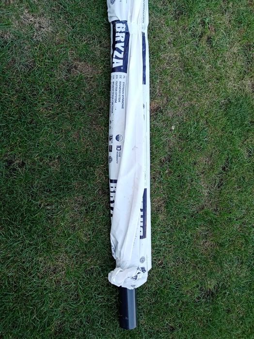 BRYZA PVC RURA SPUSTOWA fi 90 dł. 2 x 4 m GRAFIT nowe