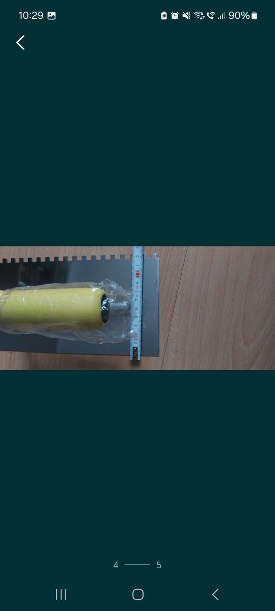 Paca stalowa zębata  0,5 cm ząb  Nowa