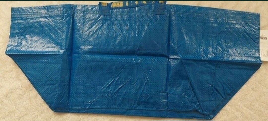 1zł Wysyłka Zestaw 2 sztuk Dużych I mocnych toreb IKEA 71l NOWE