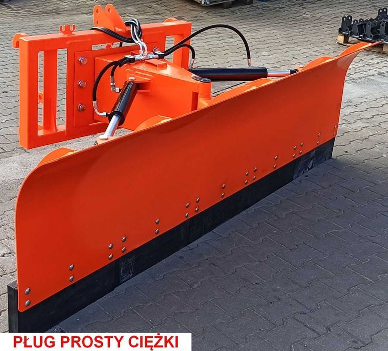 Pług od-śnieżny do śniegu TUR TUZ euroramka ładowacz czołowy widlak
