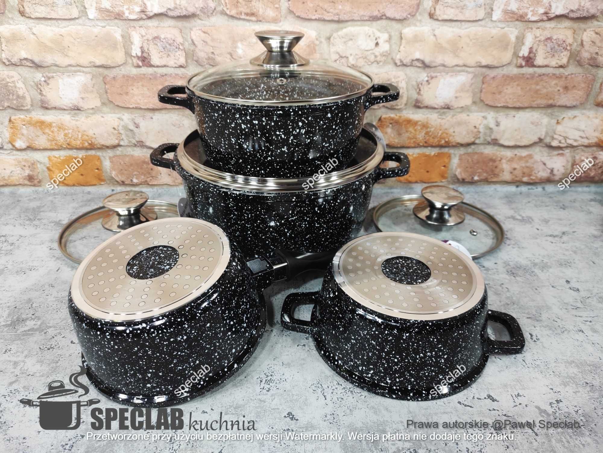 Zestaw Garnków EDELHOFF EH-7713. Gaz, indukcja, halogen