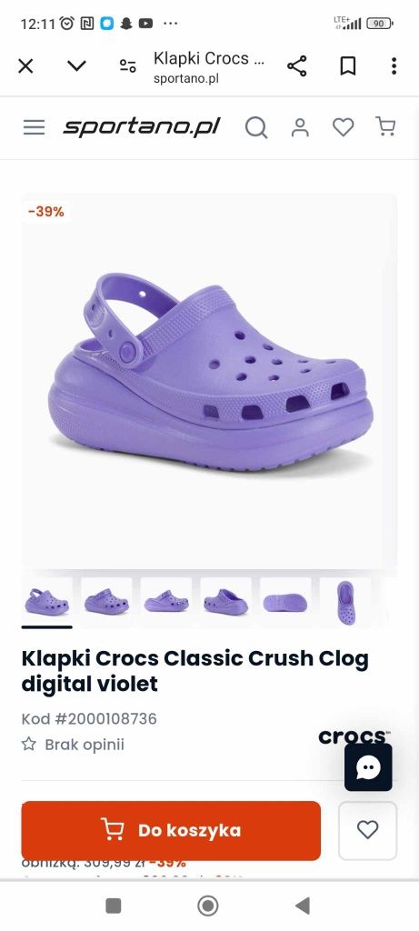 Crosc Classic Crush Clog