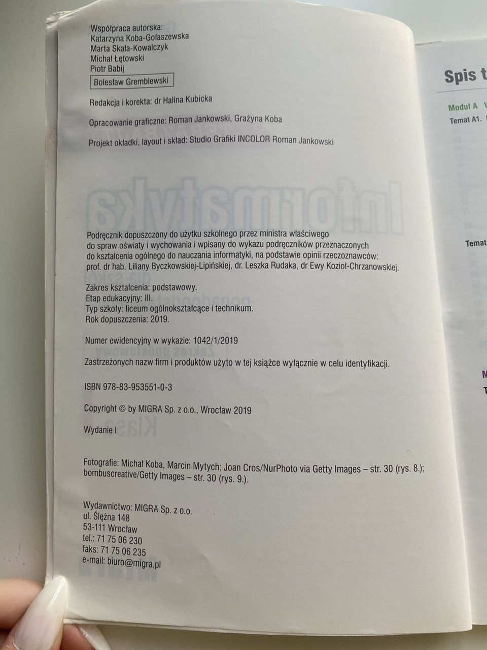 Podręcznik informatyka 1 miGra