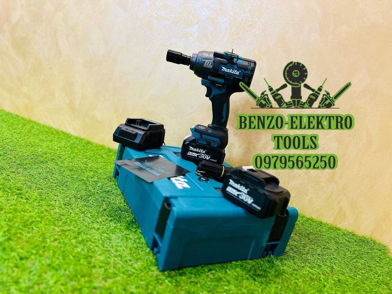 Аккумуляторный гайковерт Makita DTW1002BL (36V,5AH max 1000 Нм, 1/2″)