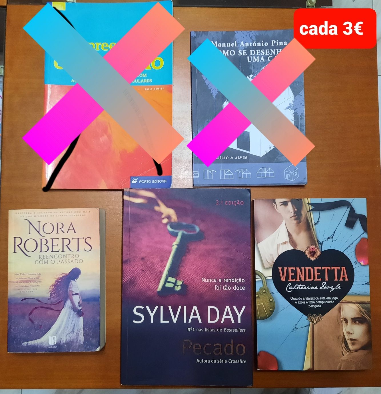 Vários livros  desde 3€