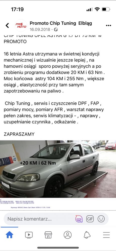 Opel Astra G II 1.7