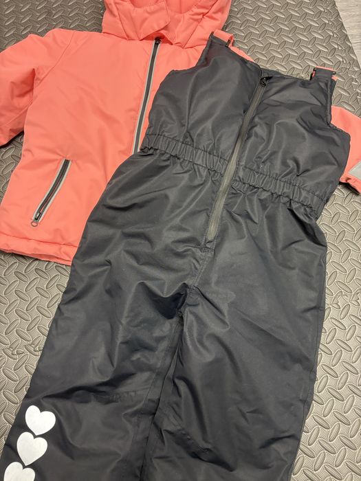 Зимовий комбінезон waikiki 2-3 роки 92-98 см напівкомбінезон і куртка