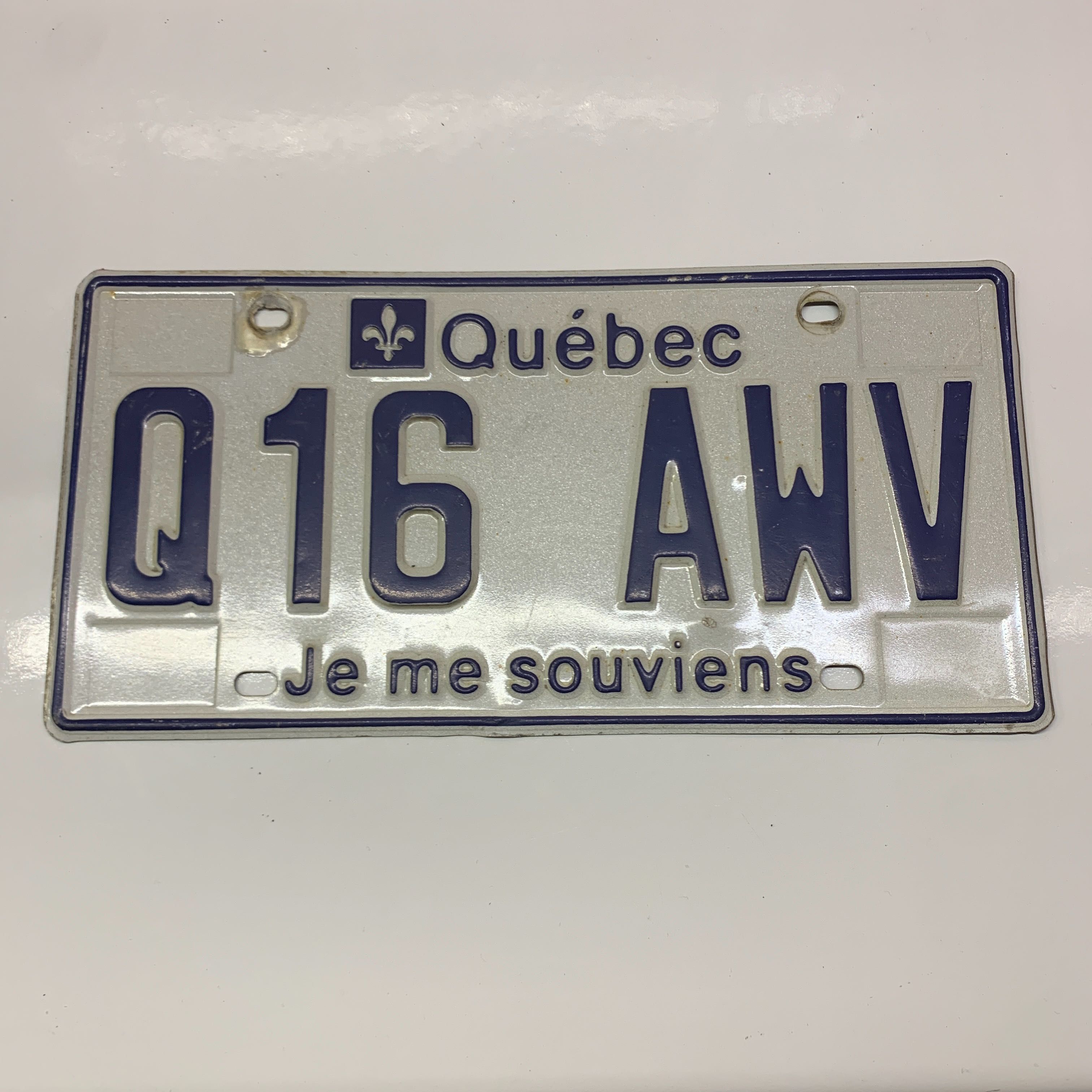 Matricula Quebec/Canada
