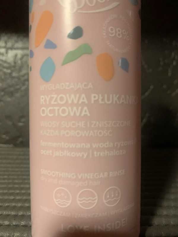 Hair Boom Rice Rehab woda ryżowa płukanka octowa x 2 szt nowe